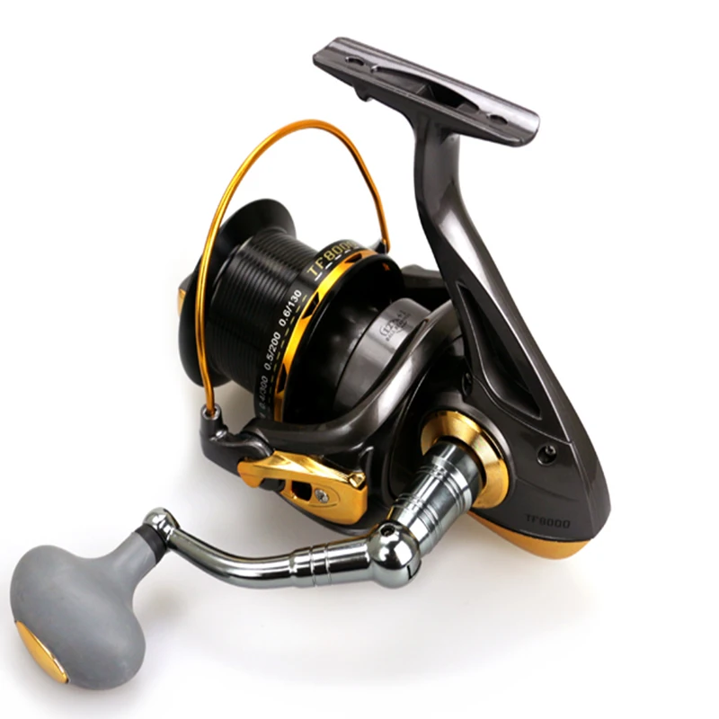 البحر الصيد بكرة 12bb + 1rb surfcasting الصيد بكرة عجلة لالمالحة 8000/9000 سلسلة السحب 24 كيلوجرام بعيدة طويلة/52lb الصيد بكرة