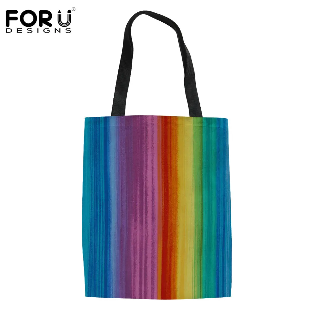 FORUDESIGNS/черная африканская сумка с принтом для девочек, большая многоразовая сумка для покупок для женщин и девочек, повседневная сумка-тоут, Холщовая Сумка, эко складная сумка