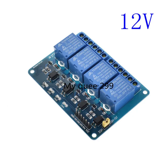 1 шт. 12 в 2 4 6 8 канальный релейный модуль с оптопарой. Релейный выход для arduino