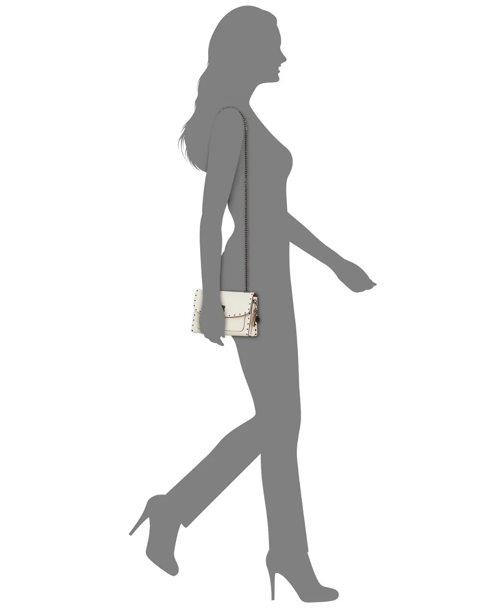 COACH Parker 18 сумка на плечо из рафинированной кожи (Мел/серебро) от Coach|Сумки с