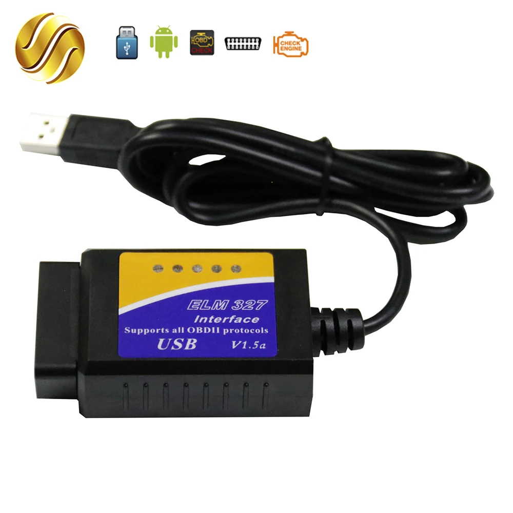 Viecar USB ELM327 ELM 327 Чип PIC18F25K80 OBD2/OBDII V1.5 авто диагностический интерфейс Автомобильный