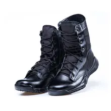Кожаные мужские тактические ботинки; Легкие носки; военные ботинки; Мужские дышащие армейские ботинки на шнуровке; AA12006