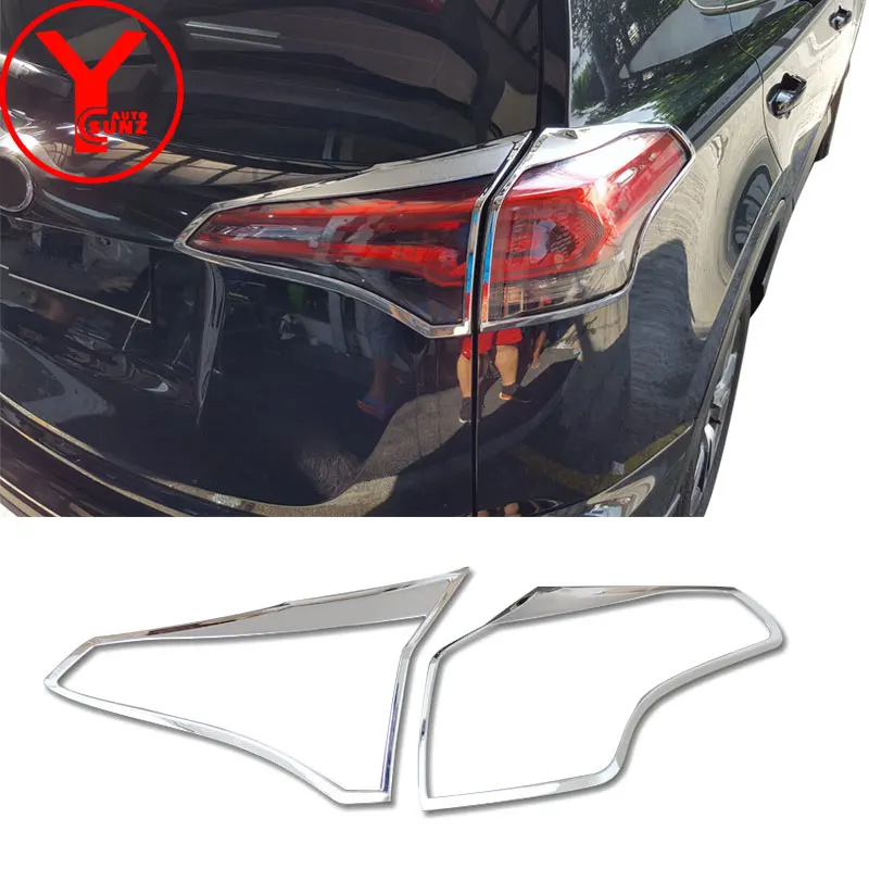 2016 2018 ABS chrome tail light cover for toyota rav4