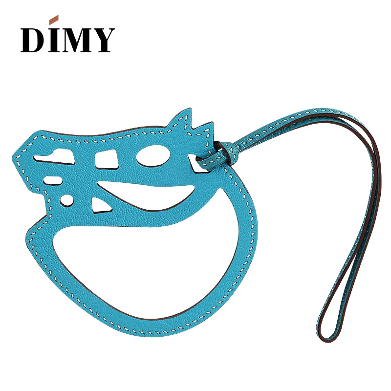 New Famous Designer Animal OrganizersCharming Gifts Lambskin Leather Horse Charm Pandora Pony Charm Pendant For Women Bags