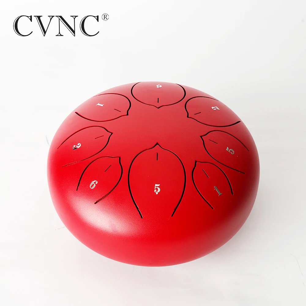 

8 inch Steel Tongue Drum 8 Notes Handpan Drum Tankdrum Instrument With Mallets Storage Bag for Kids Adult Percussion Instruments