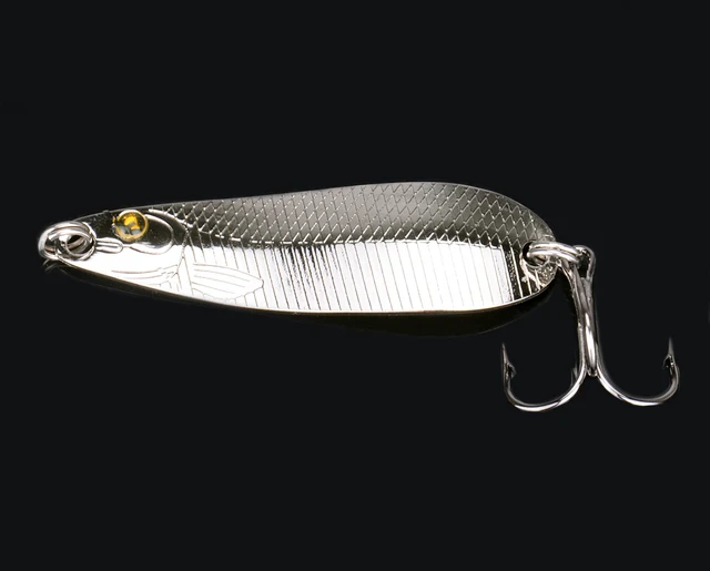 5pcs/lot Stainless Steel Fish Bait Saltwater Freshwater Artificial