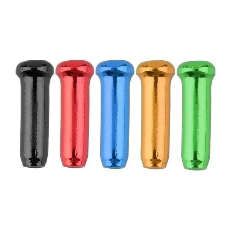 50 Pcs Bike Brake Cable End Cap Bicycle Derailleur Shifter Cable End Cap