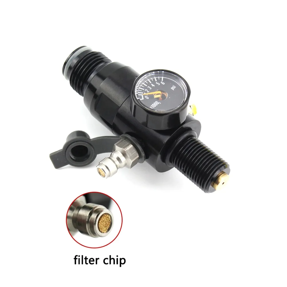 PCP Пейнтбольный страйкбол HPA Tank 5/8 18 UNF регулятор потока 4500psi клапан Входное