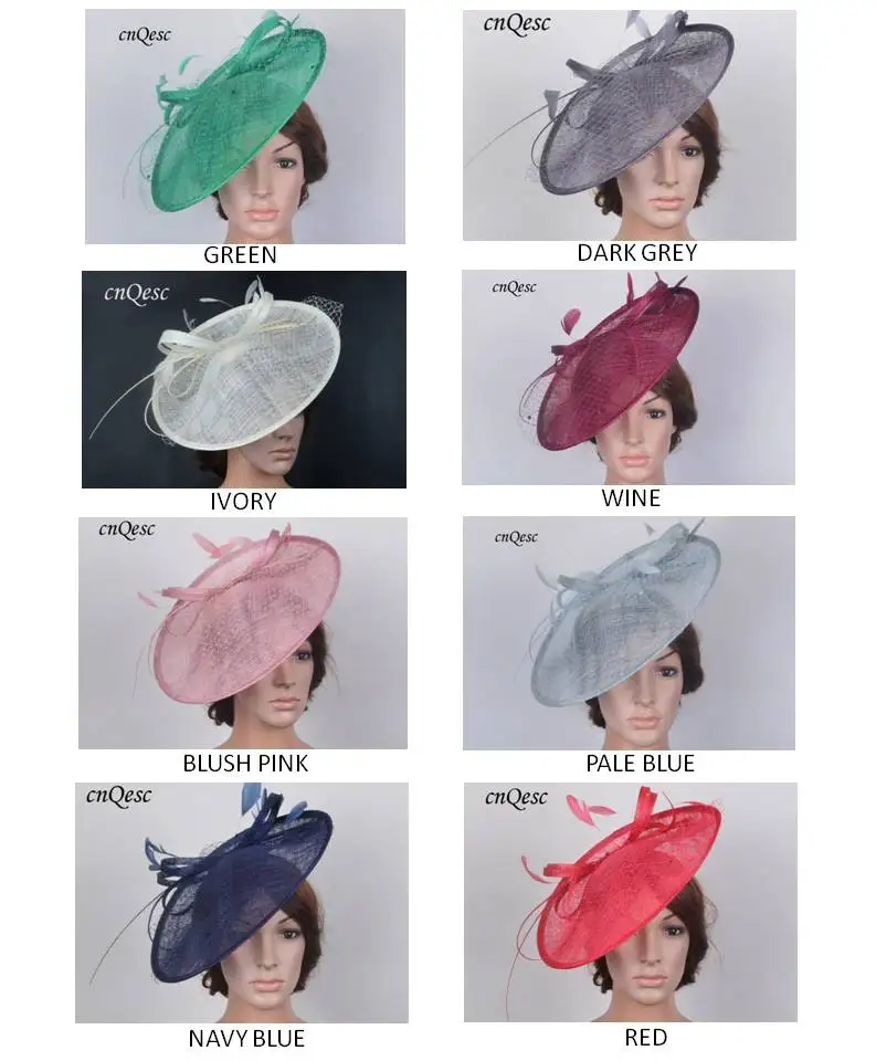 pale green wedding hats