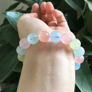 

5A Brazilian natural 8mm Multicolor stone Bracelet female models Enhanced Charm Wang love Lovers Send girlfriends