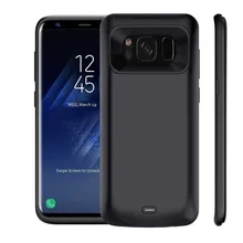 YourTribe для Samsung Galaxy S8 Plus 5500 мАч тонкий внешний аккумулятор портативный корпус для зарядного устройства с мягкой ТПУ полной защиты зарядки Cas