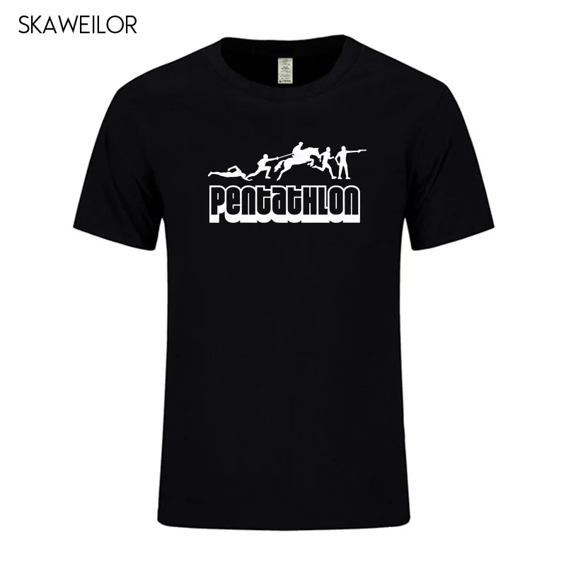 New Men Modern Pentathlon T Shirts Cool Printed Short Sleeve O Neck Funny T-shirt Cotton Men Clothing Tops Tee Camisetas New Men Modern Pentathlon T Shirts Cool Printed Short Sleeve O Neck Funny T-shirt Cotton Men Clothing Tops Tee Camisetas