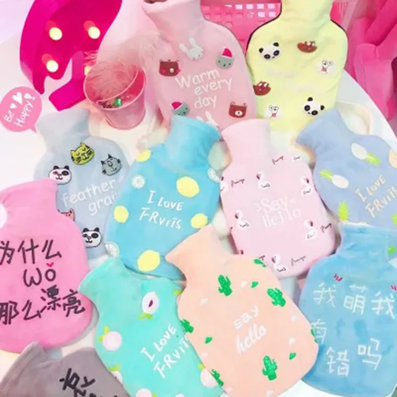 

2017 New Creative Cute Cartoon Water Bottle Bag Safe And Reliable High-quality flannelette Washable Household Warm Items 350