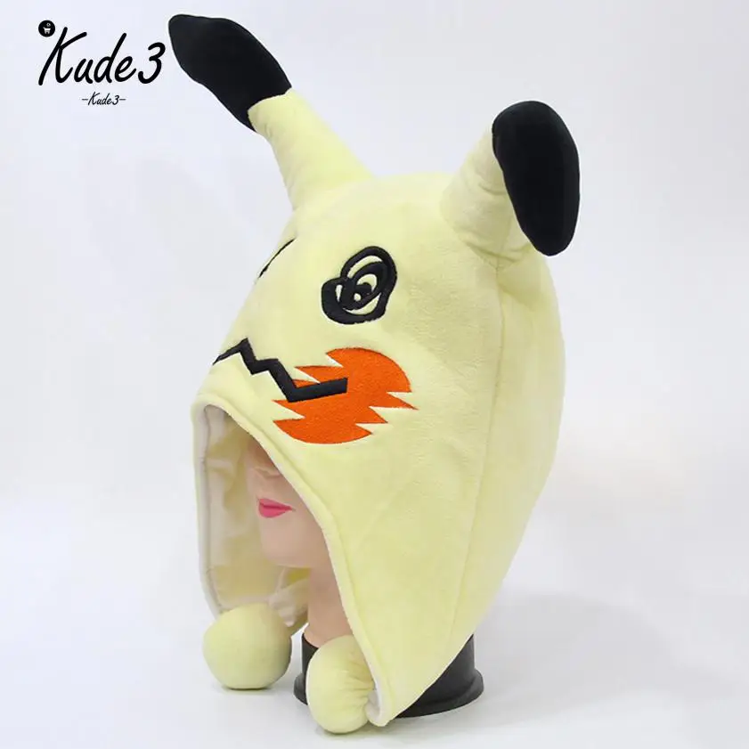 Аниме Покемон Mimikyu плюшевая шляпа для косплея теплая шапка костюм Рождественский