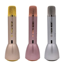 K088 Magia Micropone K Canción de Karaoke KTV Micrófono Inalámbrico Con Banco de Potencia Del Altavoz Bluetooth Portátil Al Aire Libre 2-en-1 Función