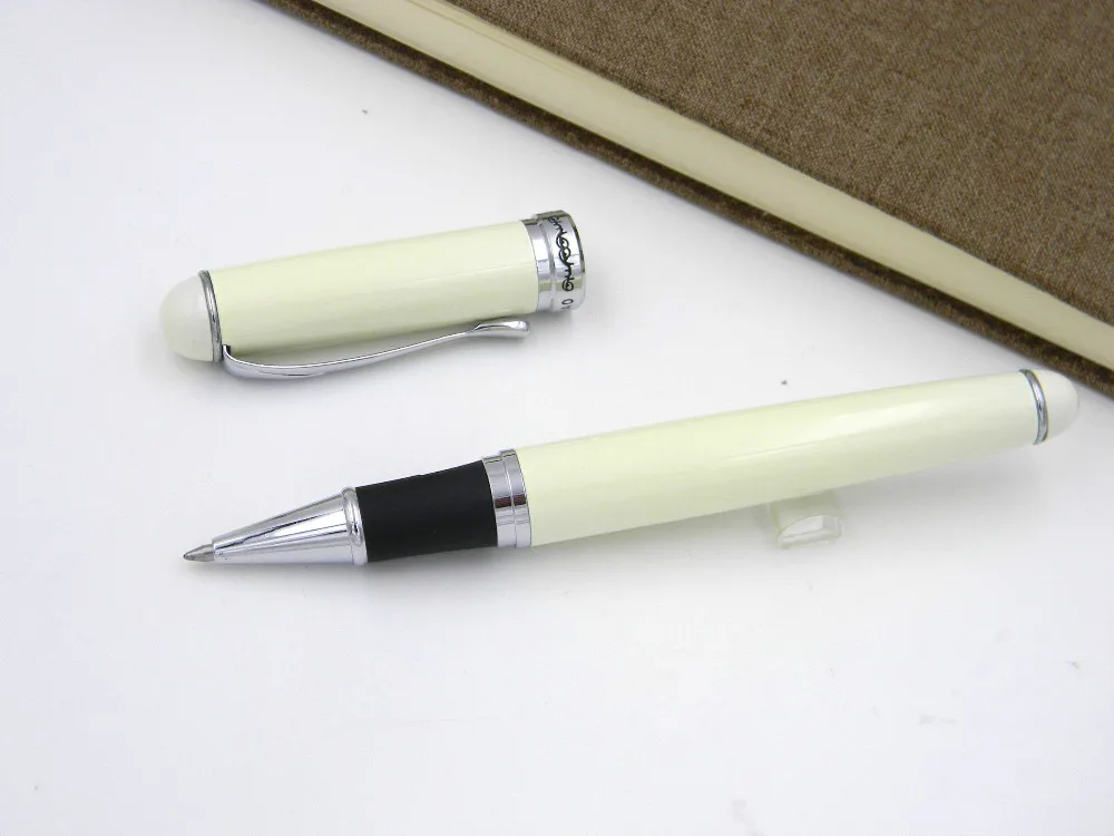 Jinhao 750 жемчужно-белый серебристый зажим металла Ручка-роллер