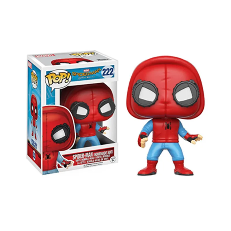 2017 New Movie Superheroes Spiderman Spider-Man PVC Action Figure Toys Cartoon Vinyl Dolls Cosplay Gift 10cm