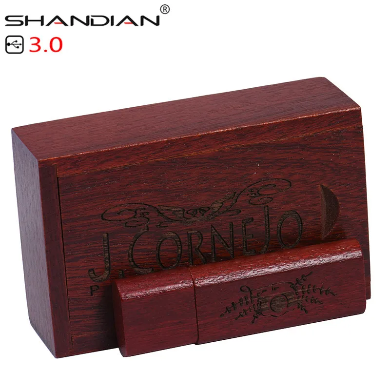 SHANDIAN CustomWooden bamboo USB флеш-накопитель, ручка-накопитель, 4 ГБ, 16 ГБ, 32 ГБ, 64 ГБ, usbкреативный персональный свадебный логотип