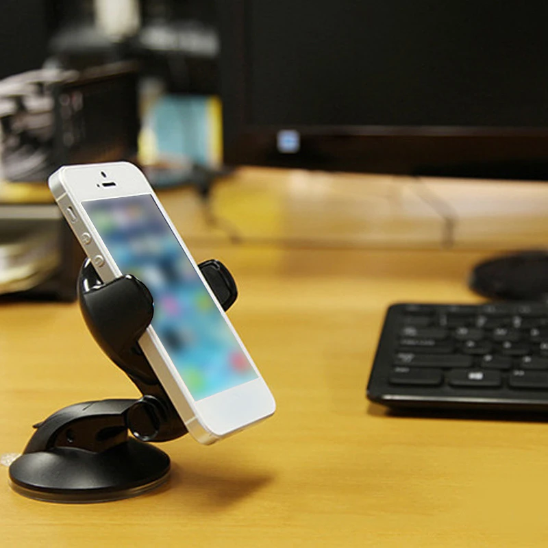 360 градусов вращающийся Автомобильный держатель телефона для iPhone huawei gps крепление силиконовая присоска держатель Автомобильный кронштейн универсальный смартфон