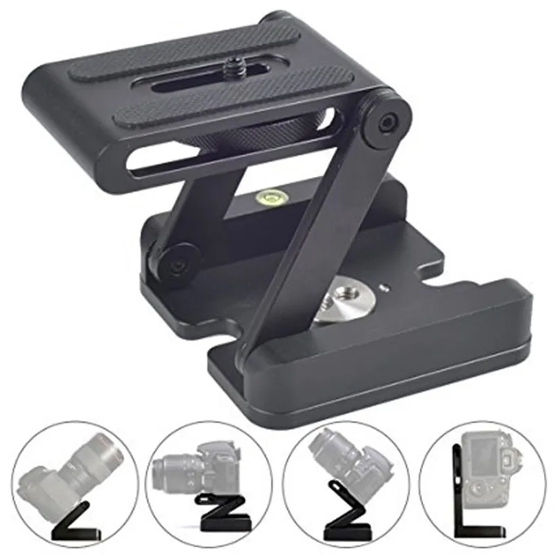 Folding-Z-Type-Professional-Camera-Flex-Tripod-Z-Pan-Tilt-Aluminum-Folding-Z-Tripod-BRACKET-Head (3)