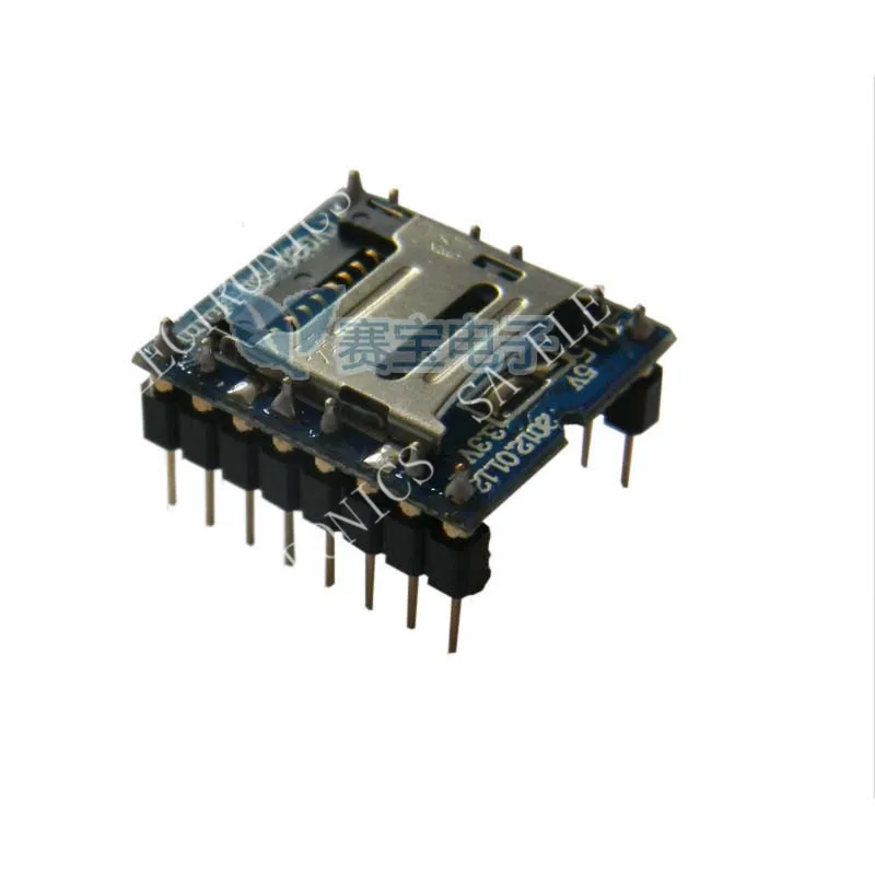 

[BELLA]Voice module module U disk MP3 player SD card Voice module WTV020-SD-16P (BFA2)--5PCS/LOT