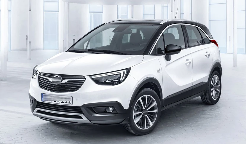 Новое поступление nerf бар боковой бар Беговая доска для Opel Crossland X+, утолщаются и расширяются, модный дизайн, Нескользящие частицы