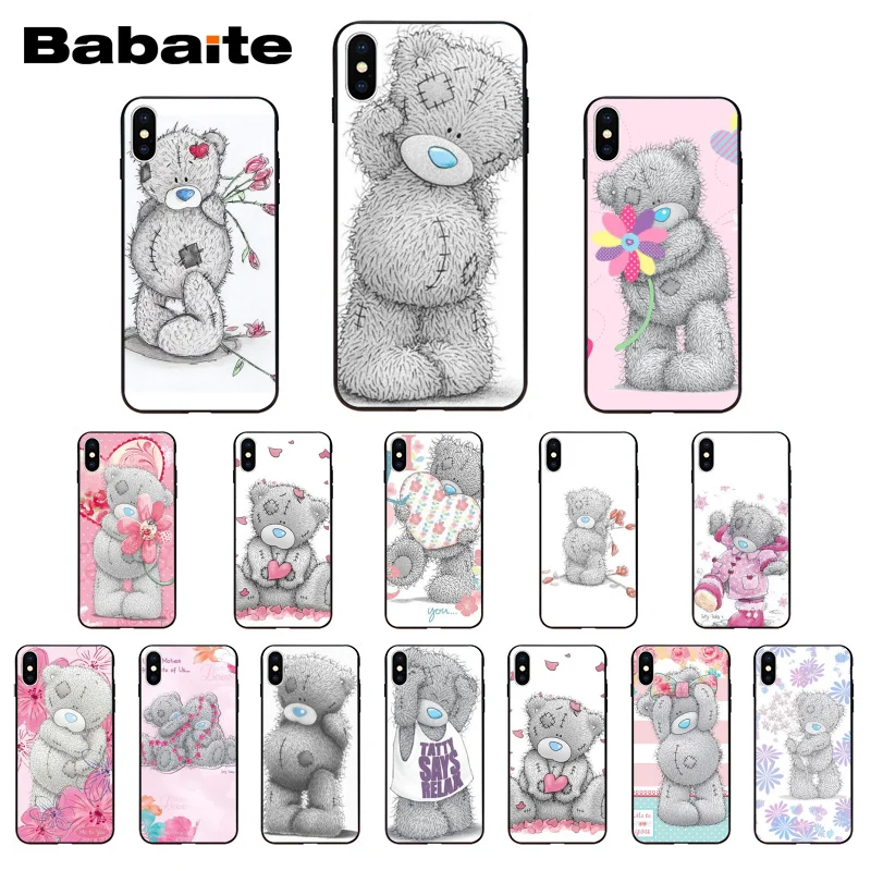 Мягкий чехол для телефона Babaite Teddy Me You Custom Photo iPhone 6S 6plus 7 7plus 8 8Plus X Xs Xr XsMax 5 5S 5C SE11 11pro