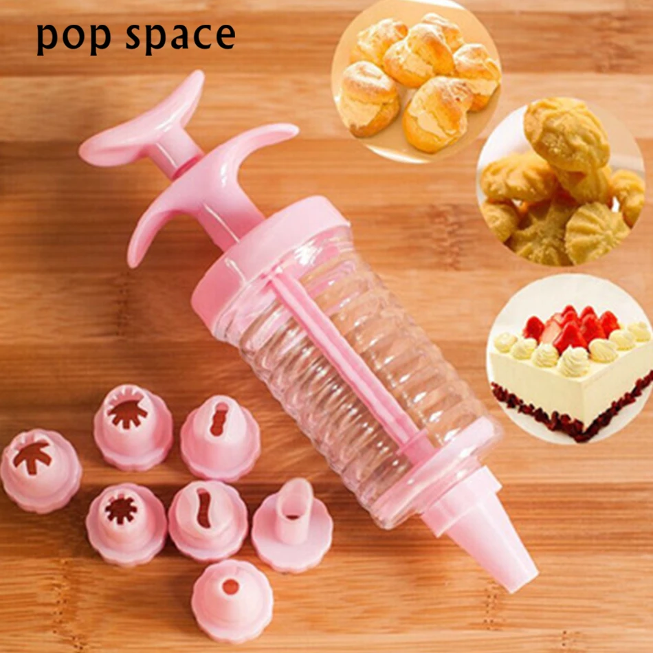8Pcs/set Plastic Decorating Mouth Converter Adapter Confectionery