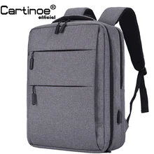 Cartinoe рюкзак для ноутбука с usb зарядкой, сумка для ноутбука для Macbook Air Pro 13/15 чехол, Противоугонный рюкзак, мужская дорожная сумка