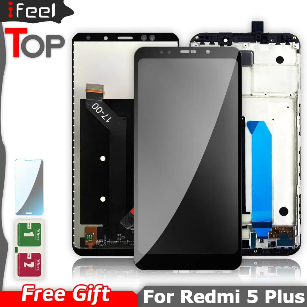 ЖК-дисплей с сенсорным экраном и рамкой для Xiaomi Redmi 5 Plus | Мобильные телефоны