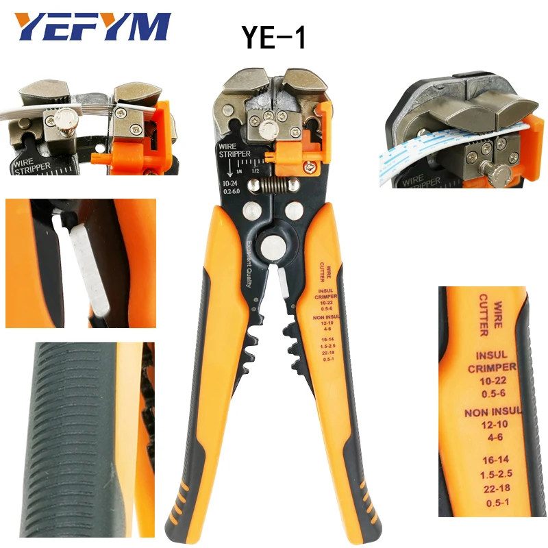 

3 in 1 Multi tool Automatic Adjustable Crimping Tool Cable Wire Stripper Cutter Peeling Pliers D1 repair tools diagnostic-tool