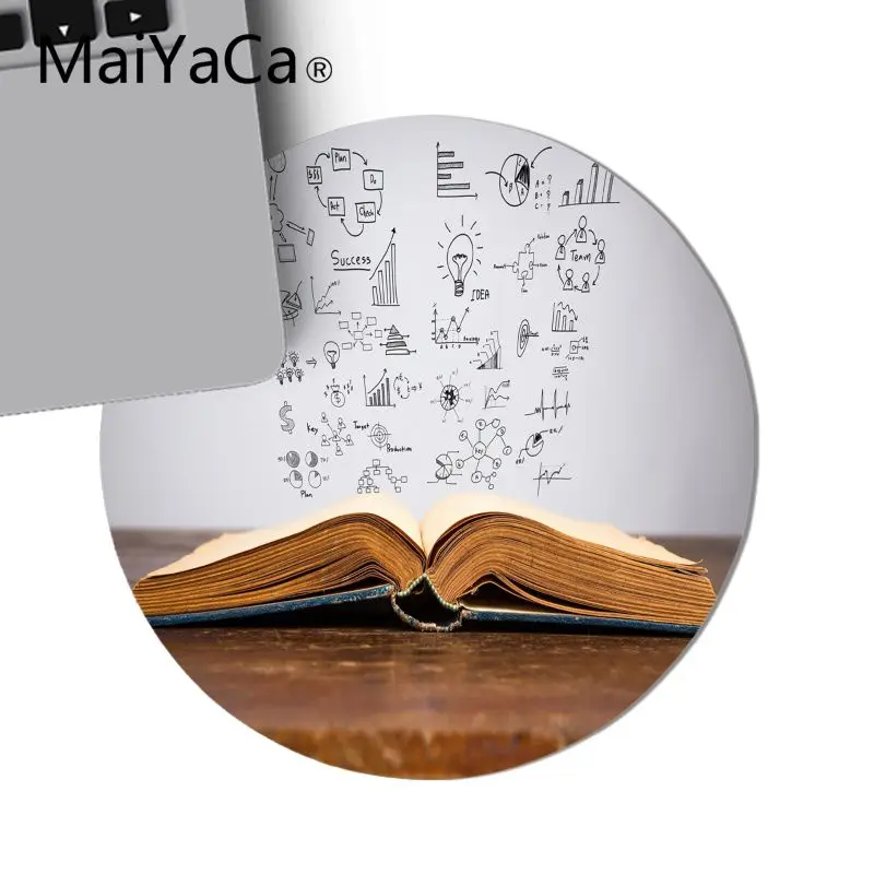 MaiYaCa математическая формула прямоугольная резиновая мышь прочный круглый стол коврик для мыши мышь для лэптопа коврики игровой коврик для мыши Прямая - Цвет: 22x22cm