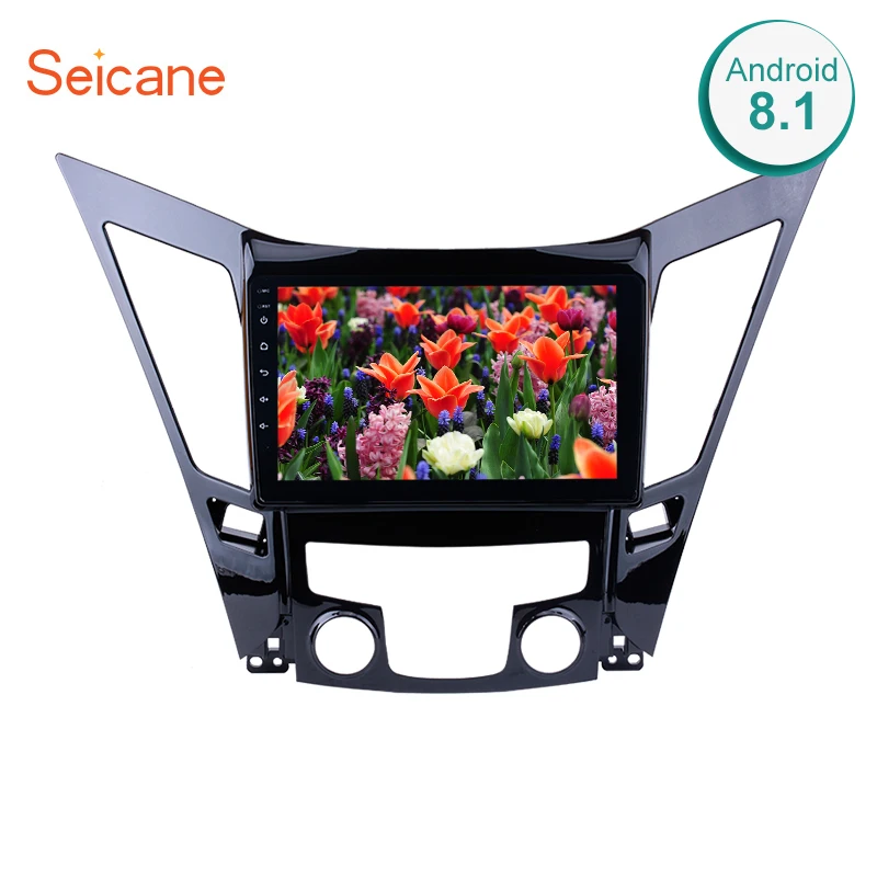 Скидка Seicane Android 8,1 9 дюймов HD сенсорный DVD 2din Автомагнитола font b gps b font Navi система для 2011 2012 2013 2014 2015 HYUNDAI Sonata i40 i45