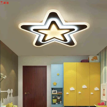 

Led ultra thin round star moon LED ceiling light simple modern children's room lighting fashion cartoon ceiling lamp