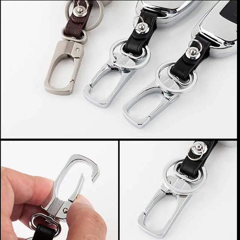 Peacekey цинковый сплав + кожаный чехол для автомобильного ключа VW Skoda Seat Octavia A5 A7 Rapid