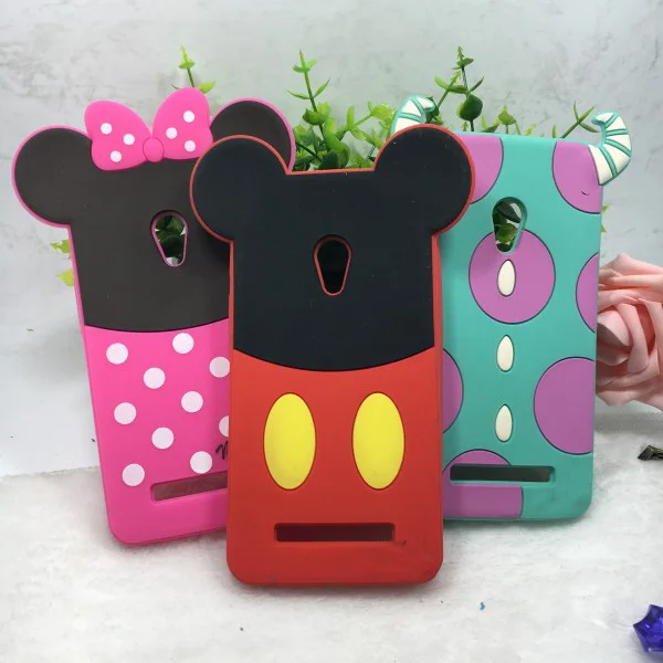 Lovely Back Minnie Case For ASUS Zenfone 5 Zenfone5 3D Mickey Mouse Sulley Silicone Cover |