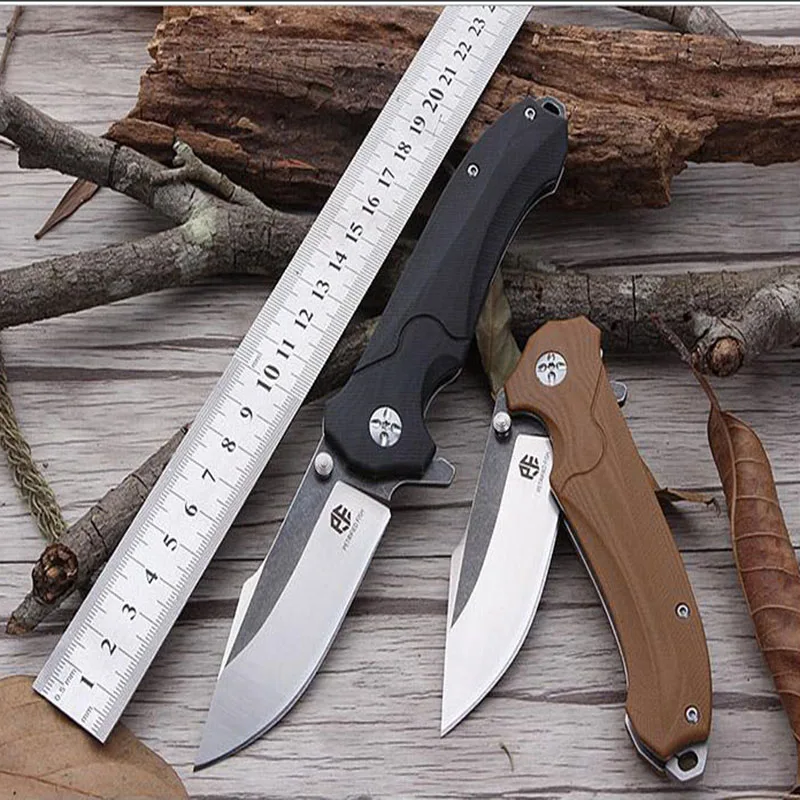 

Folding knives Petrified Fish PF715 Tactical Camping Hunting Survival Pocket Gift Knife With AUS-8 Blade G10 Handle