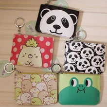 1 шт. Лидер продаж лягушка панда Sumikko угловой зверь на молнии Держатель для карт автобус бизнес кредитный чехол канцелярские товары