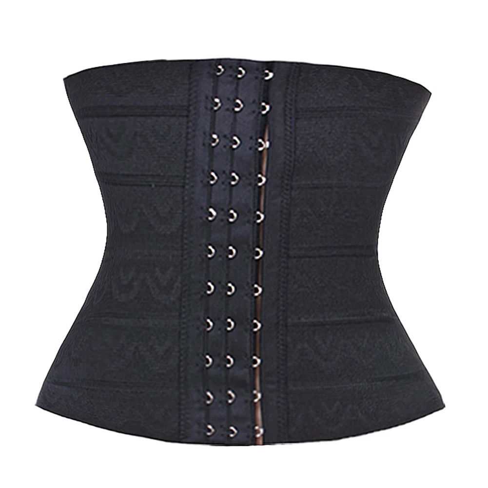 

Women Adjustable Waist Belt 3 Breasted Buckle Multifunction Underbust Cincher Elastic Corset Correction Weight Loss Rubber