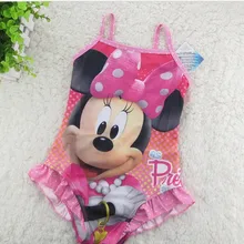 Купальный костюм для девочек розовый купальный костюм для девочек, детский цельный купальный костюм двухслойный купальный костюм для маленьких девочек От 3 до 11 лет