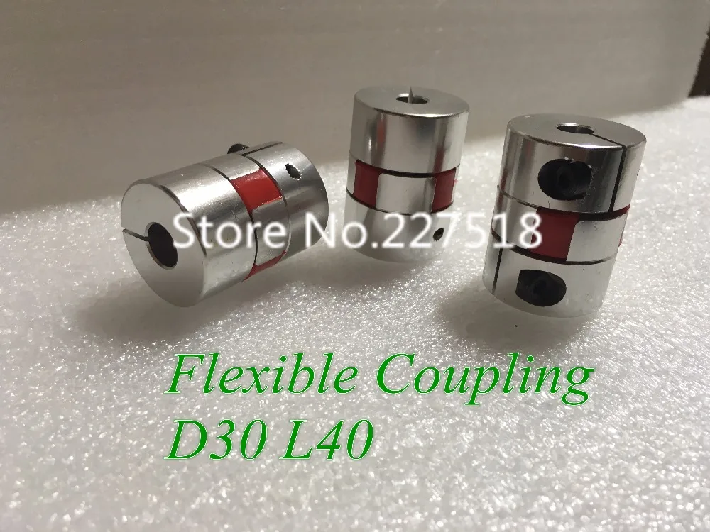 

1pc/lot Jaw Flexible Shaft Coupling D30 L40 5/6/6.35/7/8/9/9.5/10/12/12.7/14/15mm Spider Coupling CNC Stepper Motor Coupler