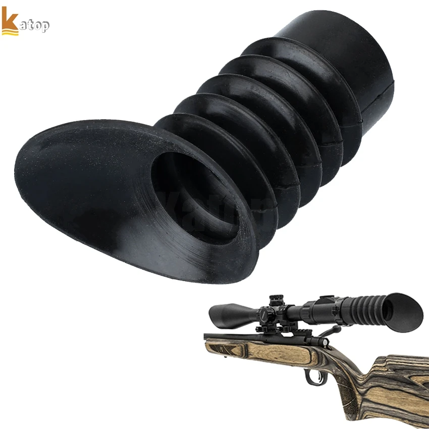 Tactical Hunting 40mm Rubber Flexible Eye Protector Cover Scope