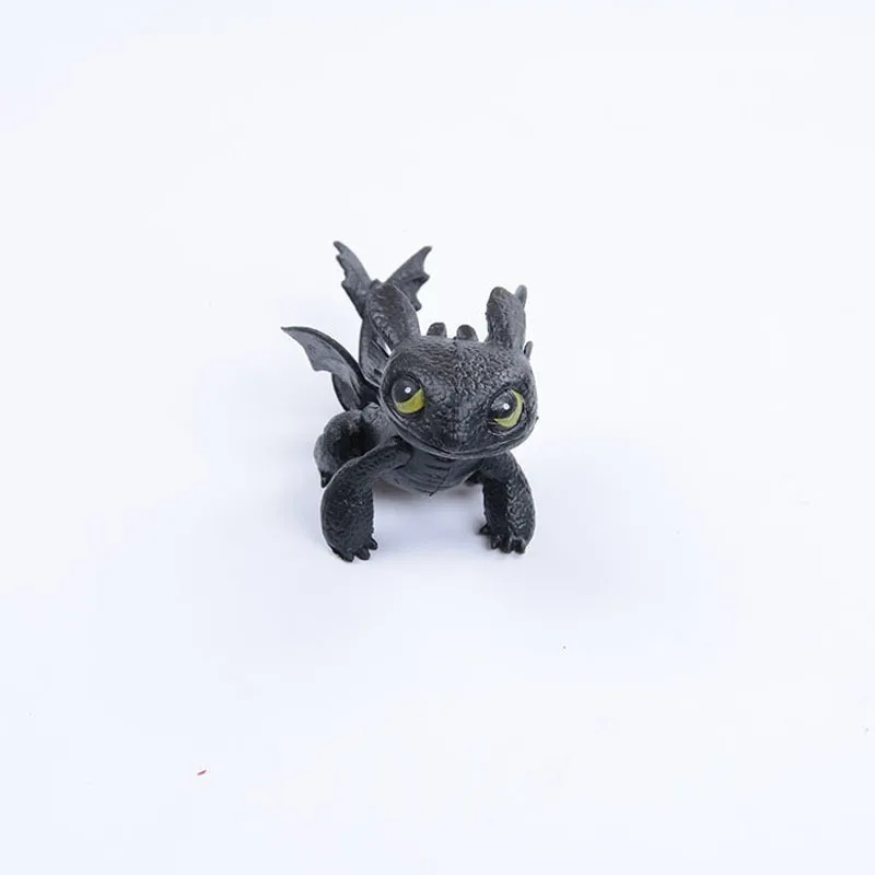 How To Train Your Dragon 3 Toothless Dragon Figures Doll Night Fury Light Fury Action Figure Toys Children Kids Gift - Цвет: A