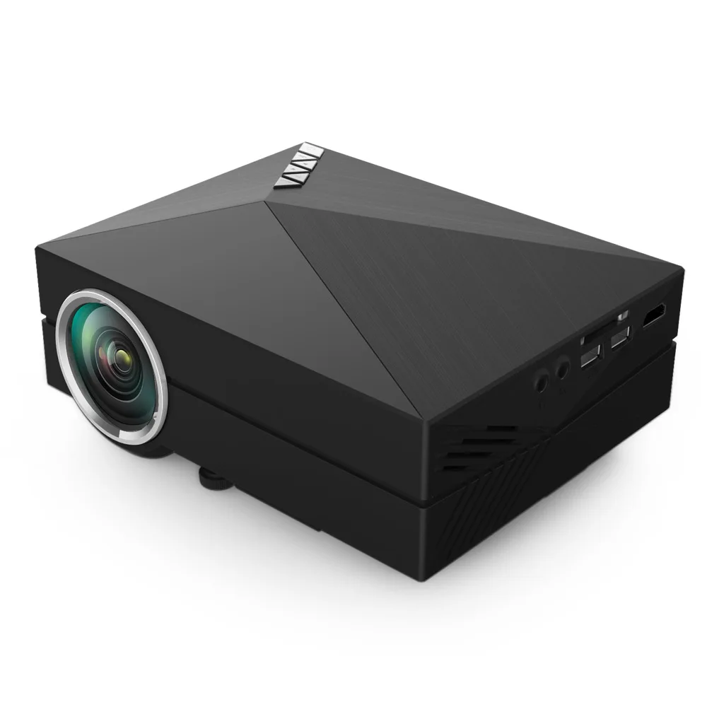 Gm60a ЖК дисплей проектор 1000lm 800x480 Пиксели 1080 P HD дома Театр Кино Поддержка miracast