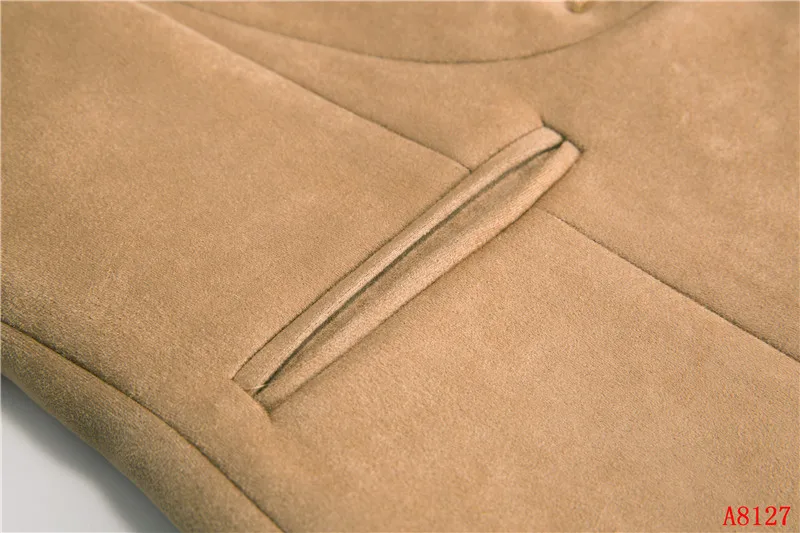 Высокое качество бархатная ткань мода верблюжий Цвет пиджаки и куртки пальто элегантный осень зима верхняя одежда для дам офис