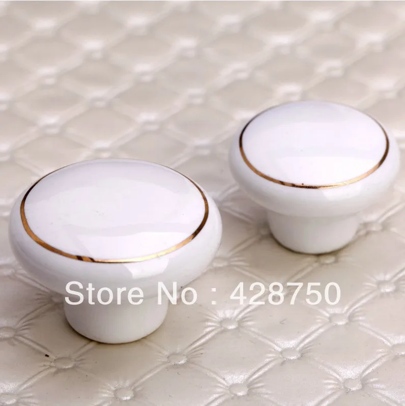32mm bianco pomelli in ceramica da letto cucina porta dell armadio armadio manopola pull cassetti maniglia.jpg Pomelli in ceramica per cucina