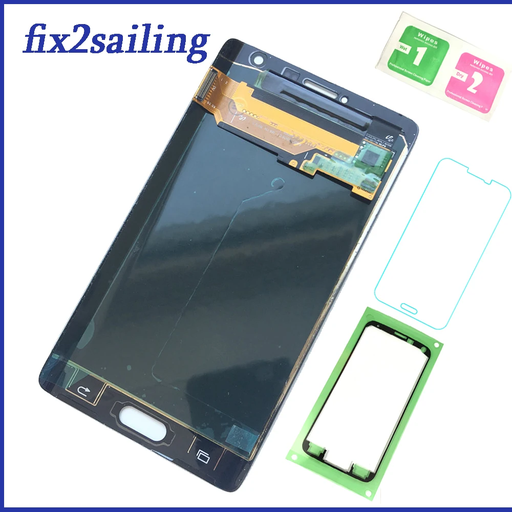 

New Super AMOLED LCD Note 4 Edge N915 N9150 N915F Display 100% Tested Working Touch Screen Assembly For Samsung Galaxy N915