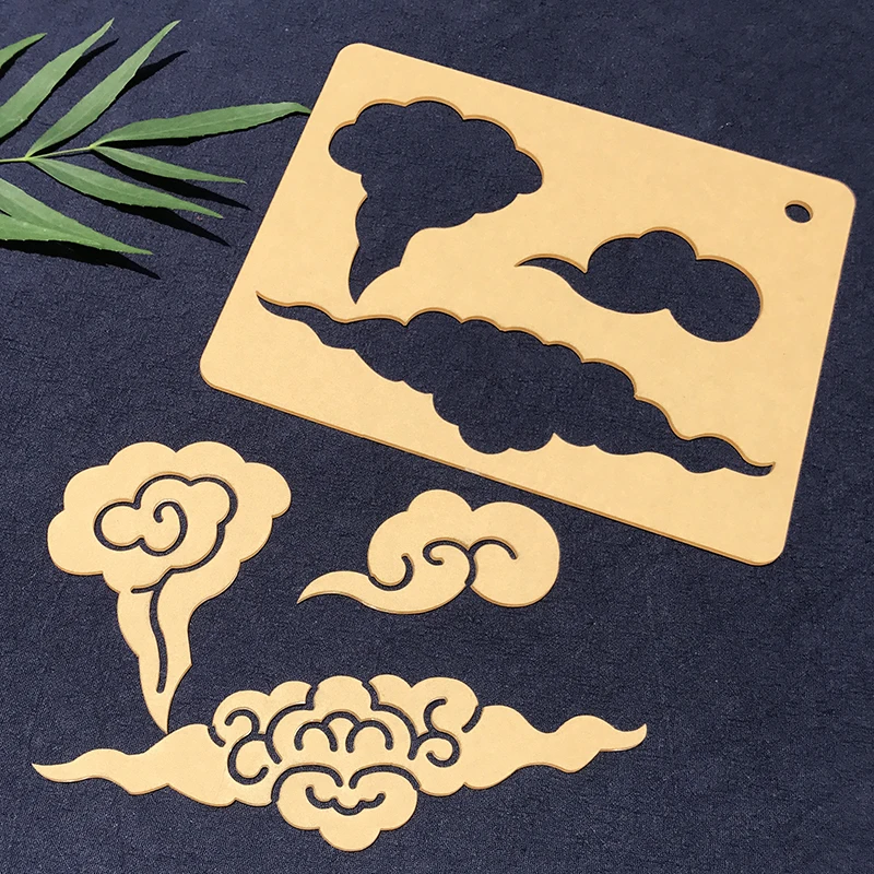 

cloud transparent 21*17cm big size costura Embroidery quilt line template, patchwork ruler accessories plotting board