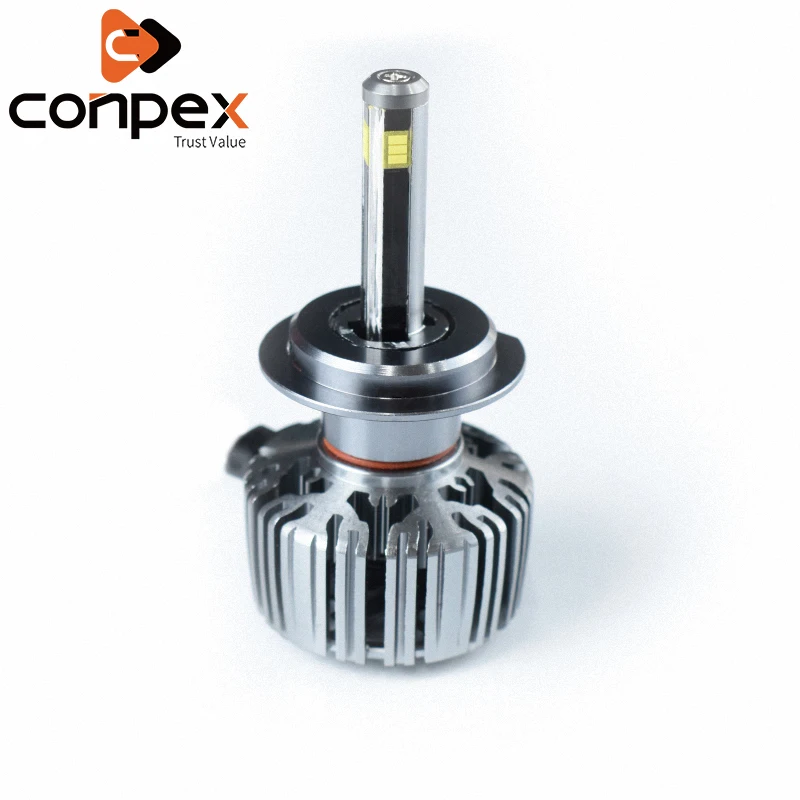 

2pcs Car Headlight Bulbs LED 6500K H11 H4 12V LED intelligent decoding chip four sides led lamp beads signal lamp Lights