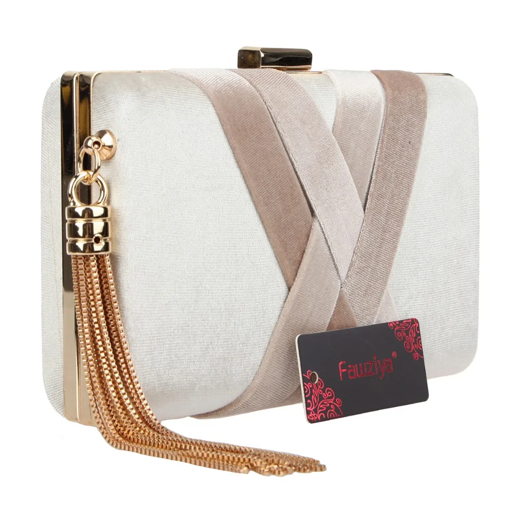 E1112-Fawziya-Crisscross Clutch-White (3)